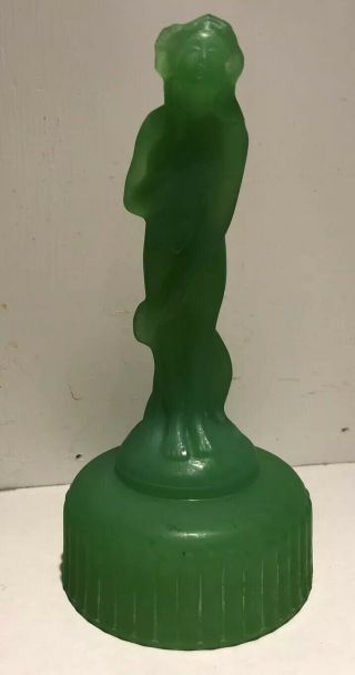 Imperial Glass Jade Figurine,  Bashful Charlotte/venus Rising