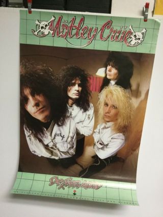 Motley Crue “dr.  Feelgood”.  1989 Promo Poster