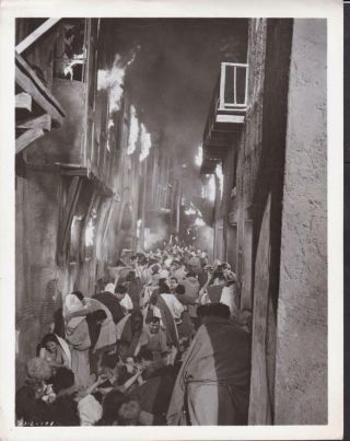 Quo Vadis 1951 Fire Attack Scene Vintage Movie Photo 34528