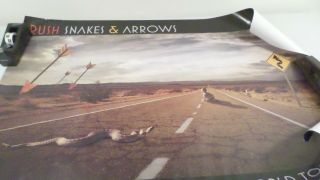 Rush Snakes & Arrows 2007 World Tour Poster 36x24 "