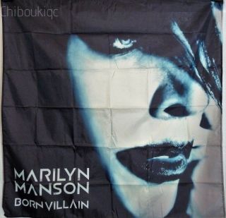 Marilyn Manson Born Villain Huge 4x4 Banner Fabric Poster Tapestry Cd Album