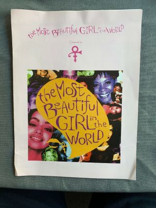 Prince Rare.  The Most Girl In The World Sheet Music