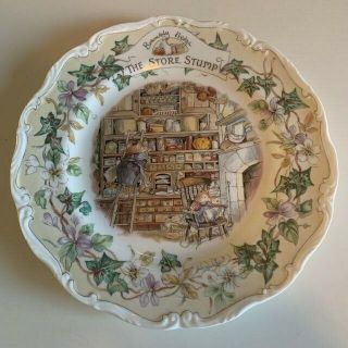 Royal Doulton Brambly Hedge - The Store Stump Plate Cond.