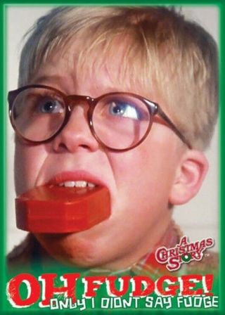 A Christmas Story Movie Oh Fudge Photo Refrigerator Magnet
