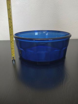 Casserole Dishes Cobalt Blue Set Of Three 2 Small 5 1/2 inch 1 Large 9 inch 6
