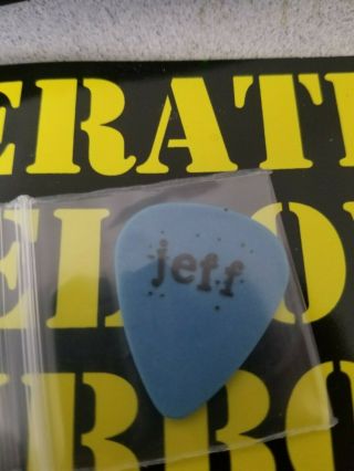 Pearl Jam Pick Jeff Ament " Jeff Name " Guitar Pick