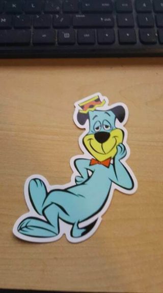 Huckleberry Hound Sticker Hanna Barbera