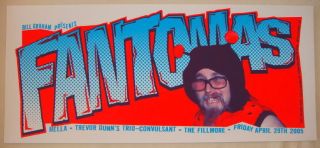 2005 Fantomas - Fillmore Silkscreen Concert Poster By Richie Goodtimes