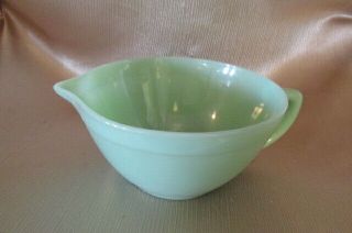 Vintage Fire King Jadeite Green Mixing Batter Bowl Made In Usa