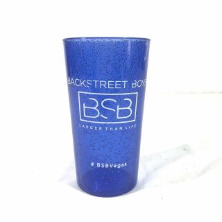 Backstreet Boys Blue Cup Las Vegas Bsb Larger Than Life Residency Bubbles 12 Oz