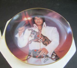 1995 Bradford Exchange The Phoenix Elvis Presley Commemorative Plate Limited Ed