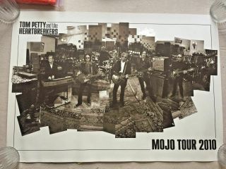 Tom Petty And The Heartbreakers Mojo Tour 2010 Lithograph Print Poster 17x24