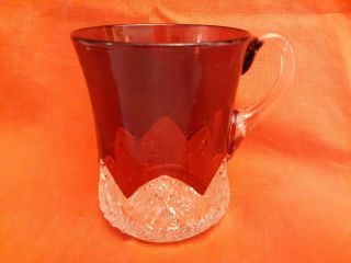 Vintage Ruby Flash Cup Mug Early & Rare Engravable