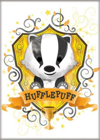 Harry Potter Charms 2 Hufflepuff 3x2 Magnet