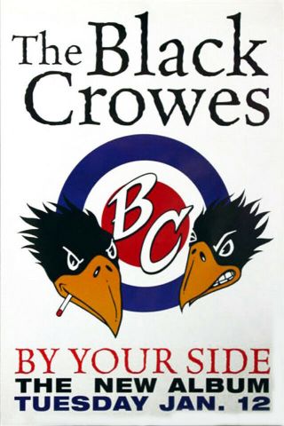 The Black Crowes - By Your Side (1999) Album Promo Poster - Ss - Rolled
