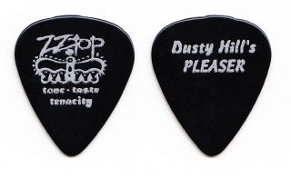 Zz Top Dusty Hill Tone Taste Tenacity Black Guitar Pick - 1999 - 2000 Xxx Tour