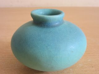 Small Vintage Van Briggle Pottery Blue Pot