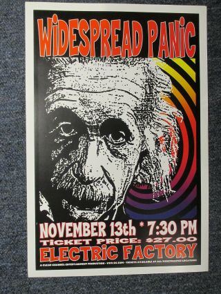 Widespread Panic Concert Poster Philadelphia Nov 13th - 11 " X 17 "