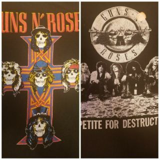 Rare Vintage Guns N Roses Appetite For Destruction Shirt Xl