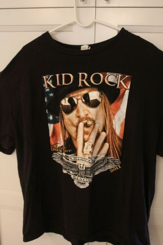 Kid Rock Born Tour 2011 T Shirt Men 