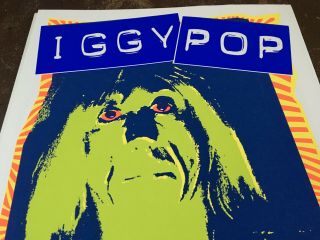 Iggy Pop Silk Screen Poster Signed - Arminski - $19.  99 - 5