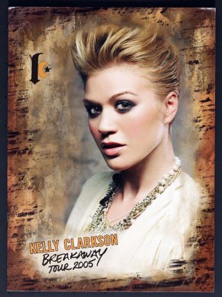 Kelly Clarkson Breakaway Tour 2005 Concert Program Book W/photos