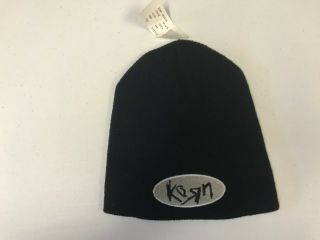 Korn Black Silver 1998 Follow The Leader Era Winter Beanie Hat