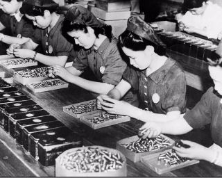 Japanese Women In A Ammunition Factory In Japan 8x10 Photo Print 3620 - Wwm