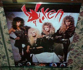 Vixen Girl Band 80s Vintage Group Poster Last One