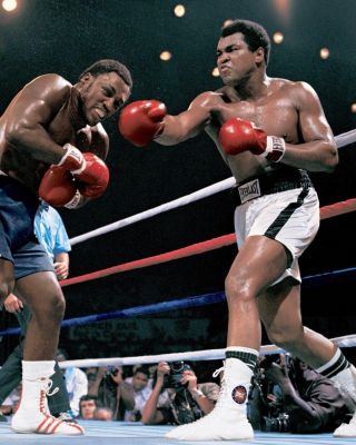 Muhammad Ali And Joe Frazier Boxing Warriors 8x10 Photo Print
