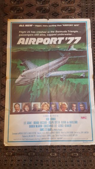 Airport ’77 (1977) Well - Loved Australian Cinema One - Sheet Poster
