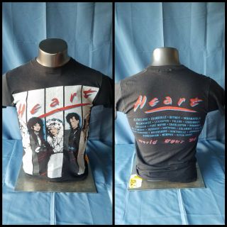 Vintage 1986 Heart World Tour Concert Shirt Medium Rare