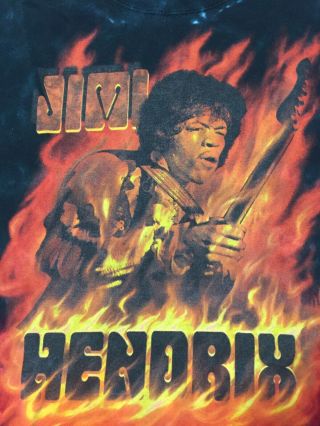 Liquid Blue Jimi Hendrix T Shirt Men 