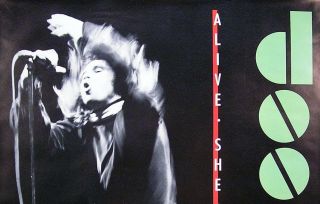 The Doors 1983 Alive She Cried Classic Promo Poster 2
