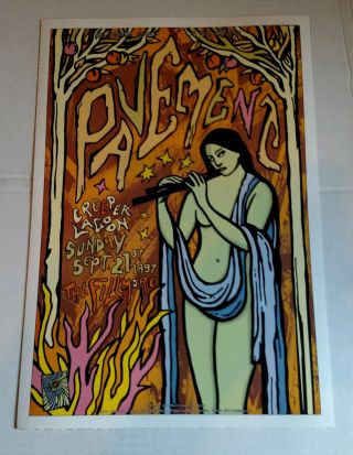 Pavement 1997 The Fillmore San Francisco Rock Concert Poster