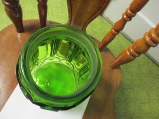 LE Smith Green Moon and Stars Large Canister With Lid 5
