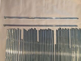 10 Glass Rods 14 1/4” - Sciolari chandalier Replacements /Swizzle Sticks /Lab 4