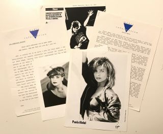 Paula Abdul Forever Your Girl Rare Press Kit 1988 W/photos Virgin