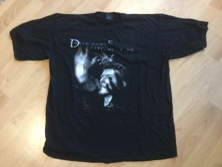 David Bowie Earthling Tour T - Shirt Size Xl