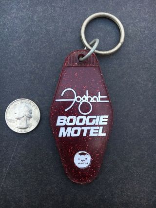 Vintage Foghat Boogie Motel Keychain 1979 Memorabilia