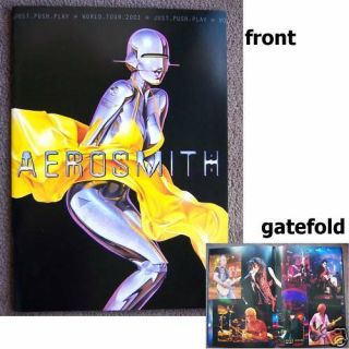 Aerosmith Just Push Play 2001 World Tour Book