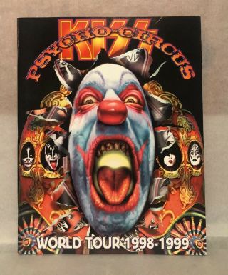Kiss Psycho Circus Concert Program 1998 - 1999 North America Tour Book