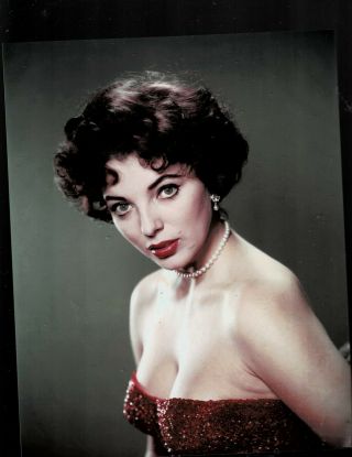 8 X10 Color Photo Of - Close Up - Joan Collins - Sexy - Busty