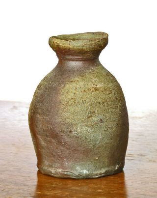 Studio Pottery Vase Wood Fired Daniel Murphy Sake Bottle Weed Pot Modernist