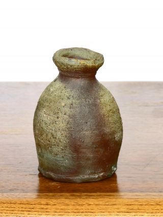 Studio Pottery Vase Wood Fired Daniel Murphy Sake Bottle Weed Pot Modernist 5
