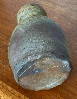 Studio Pottery Vase Wood Fired Daniel Murphy Sake Bottle Weed Pot Modernist 7