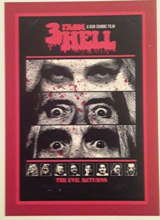 Three From Hell ☆ Fridge Magnet ☆ 3 From Hell ☆ Sid Haig ☆last 3