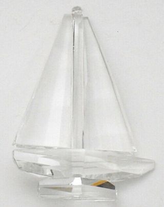 Shannon Sailboat Crystal Sculpture by Godinger 3