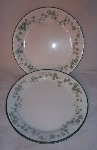 Set Of 4 Vintage Corelle Callaway Ivy Dinner Plates