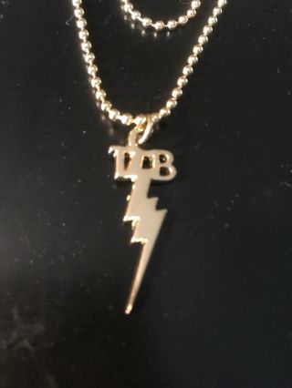 Elvis Tcb Gold - Plated Pendant And 24” Ball Chain Official Licensed